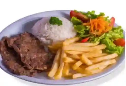 Grelhado Contra Filet com Fritas + Salada