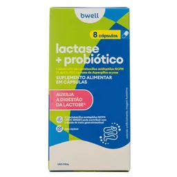 Bwell Lactase + Probiótico 8 Cápsulas